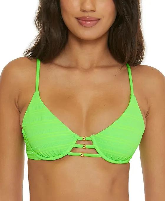 Women's Coast Textured Underwire Bikini Top, Created for Macy's