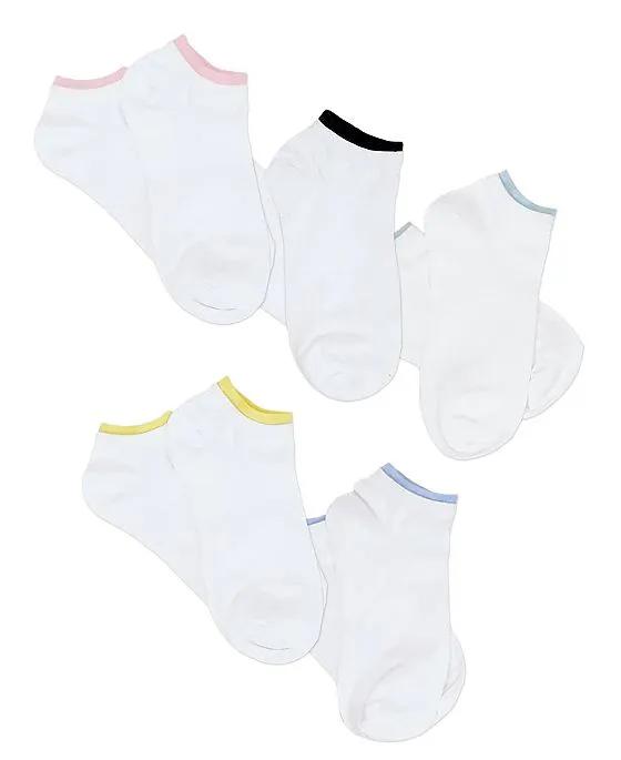 Women's Color Block No Shows, Pack of 5