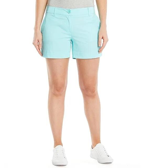 Women's Comfort Tailored Stretch Cotton Solid and Novelty Short