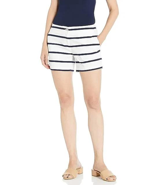 Women's Comfort Tailored Stretch Cotton Solid and Novelty Short