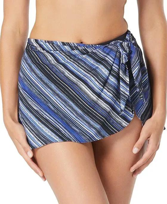Women's Contours Halo Sarong Skirt Bikini Bottoms