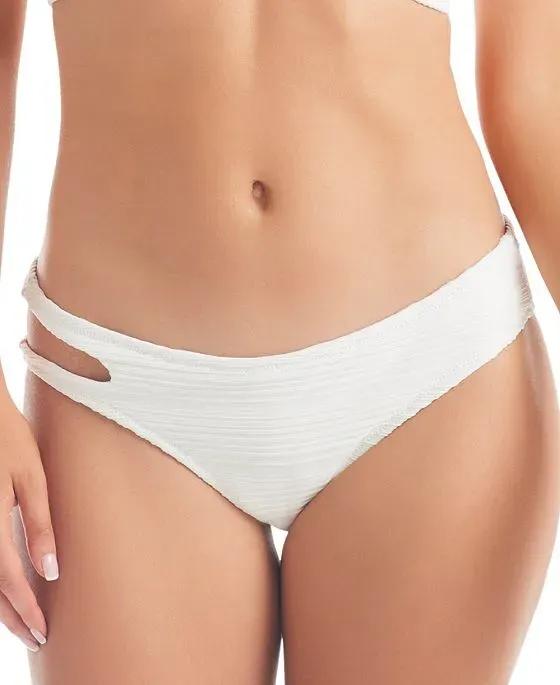 Women's Core Basic Cutout Hipster Bikini Bottoms