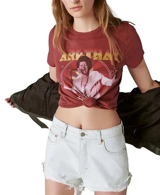 Women's Cotton Aretha Graphic T-Shirt