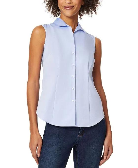 Women's Cotton Easy-Care Sleeveless Shirt