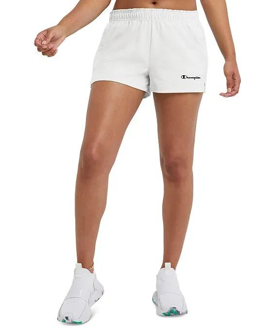Women's Cotton Elastic-Waist Practice Shorts