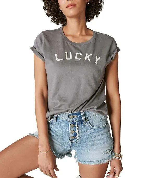Women's Cotton Lucky Arch T-Shirt