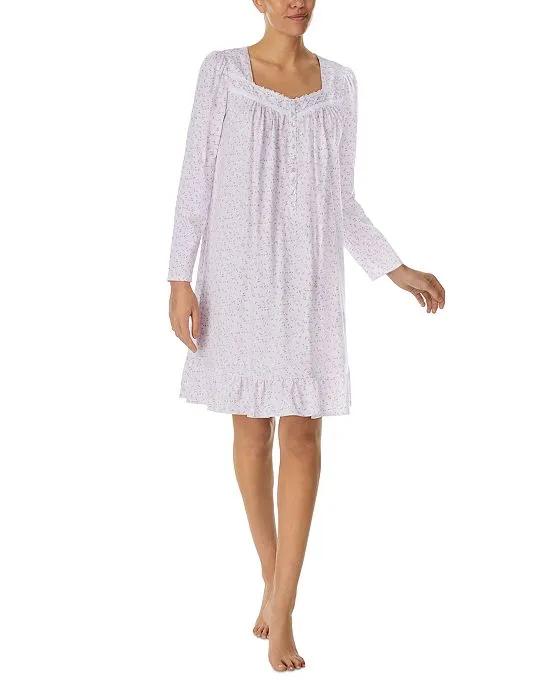 Women's Cotton Rosebud Nightgown