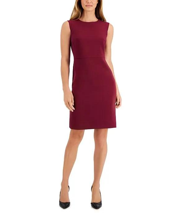 Women's Crewneck Sleeveless Sheath Dress