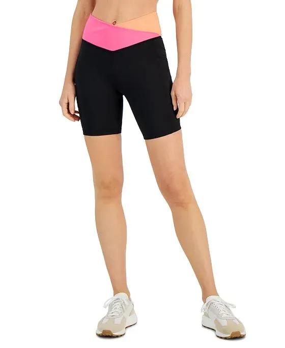 Women's Crisscross Bike Shorts, Created for Macys