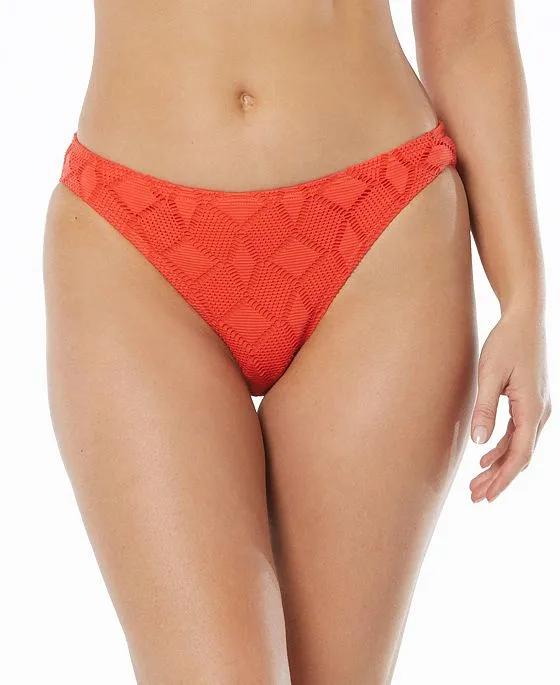Women's Crochet Hipster Bikini Bottoms