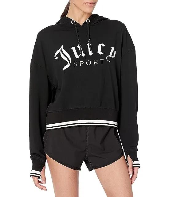 Women's Cropped Logo Pullover Hoodie