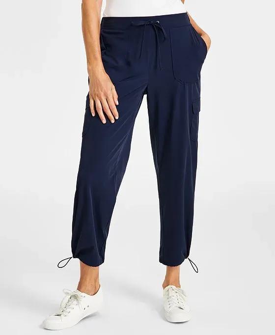 Women's Cropped Utility Cargo Pants, Created for Macy's