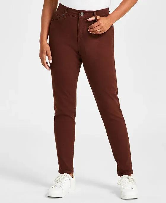 Women's Curvy-Fit Mid-Rise Skinny Jeans, Created for Macy's