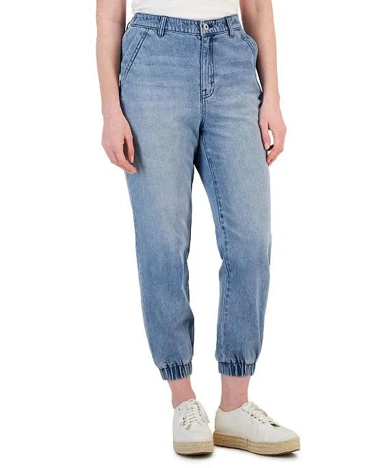 Women's Denim Utility Jogger Jeans, Created for Macy's