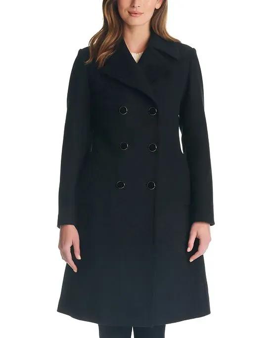 Women's Double-Breasted Peacoat