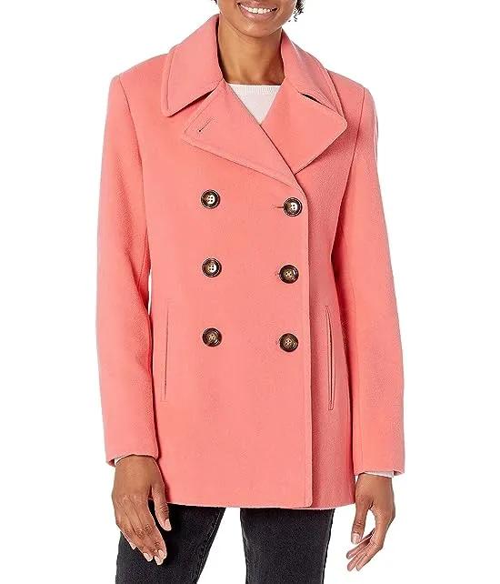 Women's Double Breasted Peacoat (Petite, Standard, Plus)