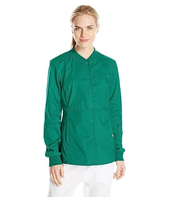 Women's EDS Signature Stretch Snap Front Warm-up Jacket