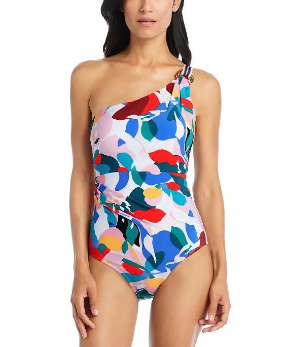 Women's Elastic Tastic One-Shoulder Mio One-Piece Swimsuit