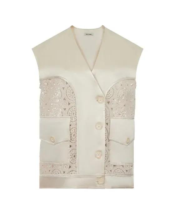 Women's Embroidered Vest