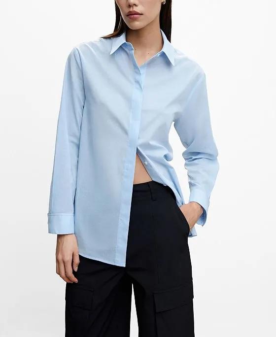 Women's Essential Cotton-Blend Shirt
