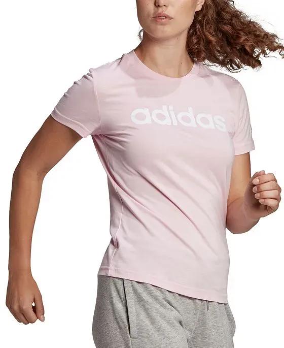 Women's Essentials Cotton Linear Logo T-Shirt