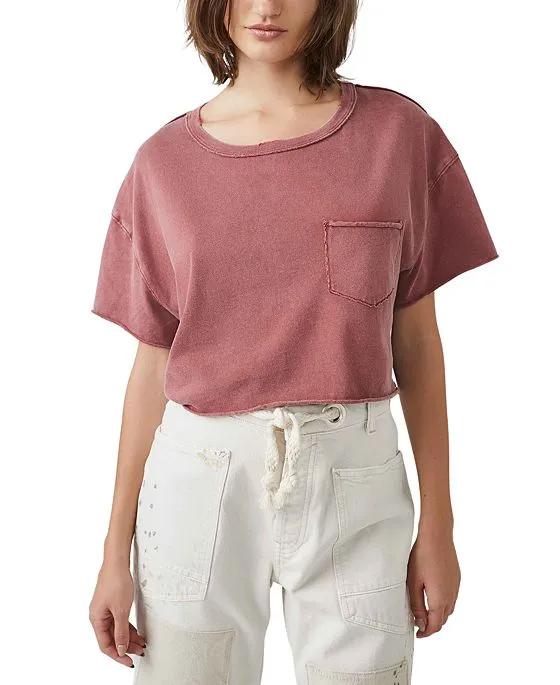 Women's Fade Into You Cotton Cropped Tee