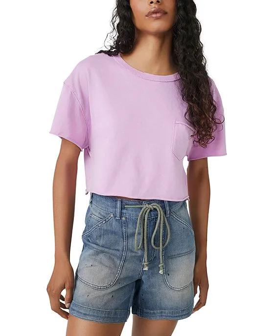 Women's Fade Into You Cotton Cropped Tee