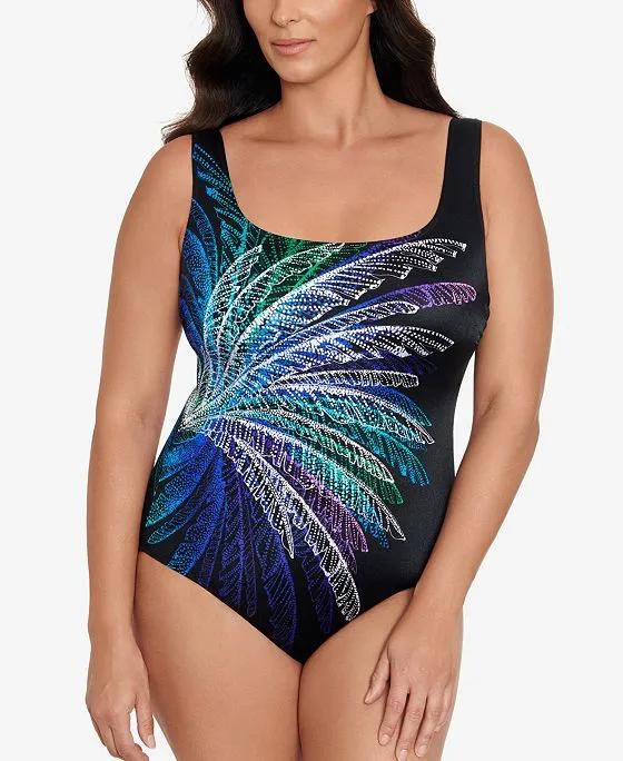 Women's Firework Print One-Piece Swimsuit, Created for Macy's