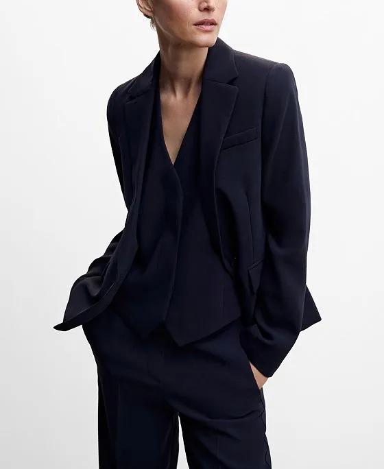Women's Fitted Suit Blazer
