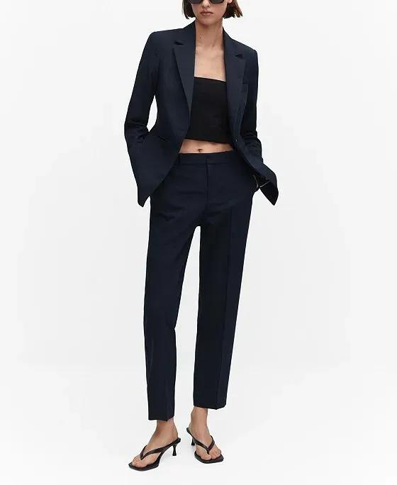 Women's Fitted Suit Jacket