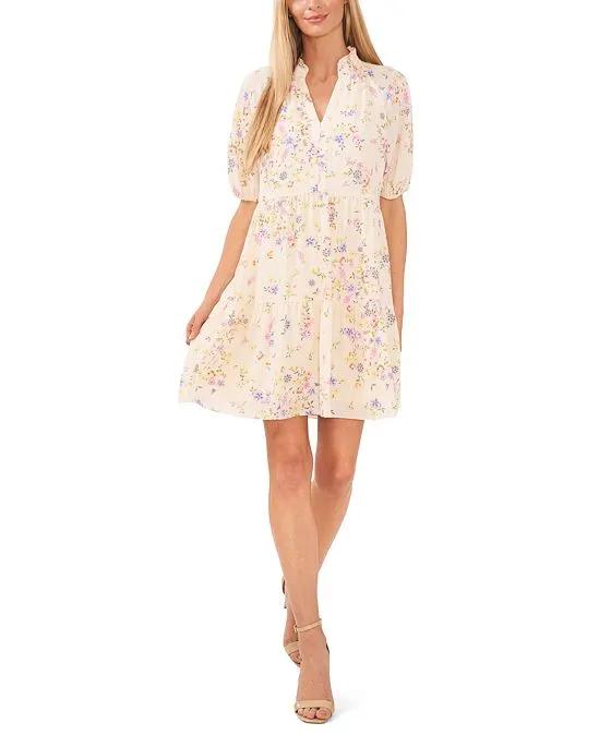 Women's Floral Baby Doll Dress