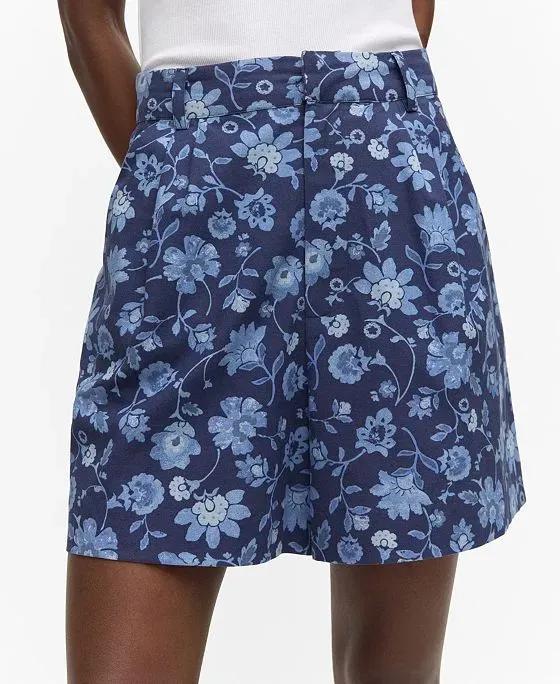 Women's Floral Print Shorts