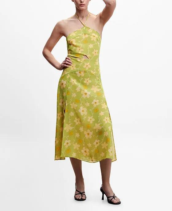 Women's Flower Print Dress
