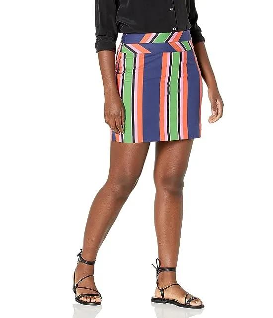 Women's Free Time Stripe Mini Skirt