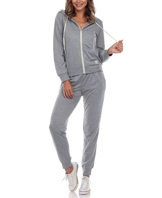 Women's French Terry Lounge Set, 2-Piece