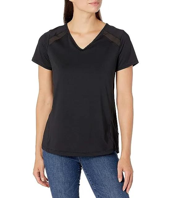 Women's Fusion Short Sleeve T-Shirt with Mesh Inserts