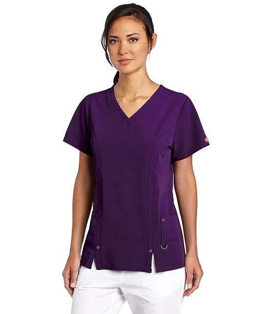Women's GenFlex Junior-fit V-Neck Scrub Shirt