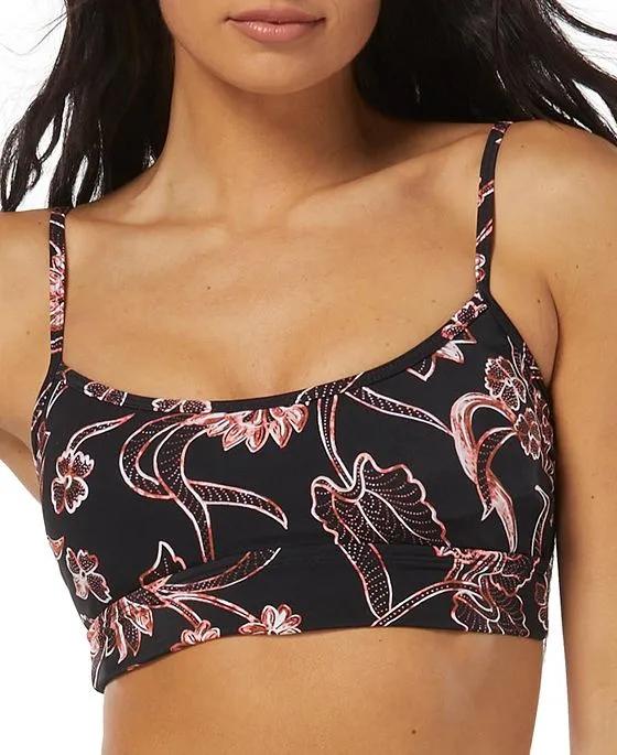 Women's Gianna Printed Midline Bikini Top, Created for Macy's