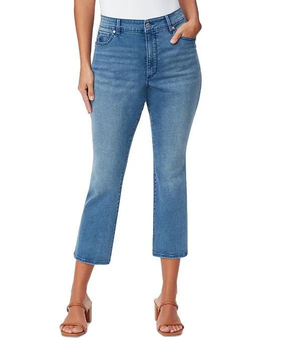 Women's Gloria Vanderbilt x Christian Siriano Chrissie Cropped Flare-Leg Jeans