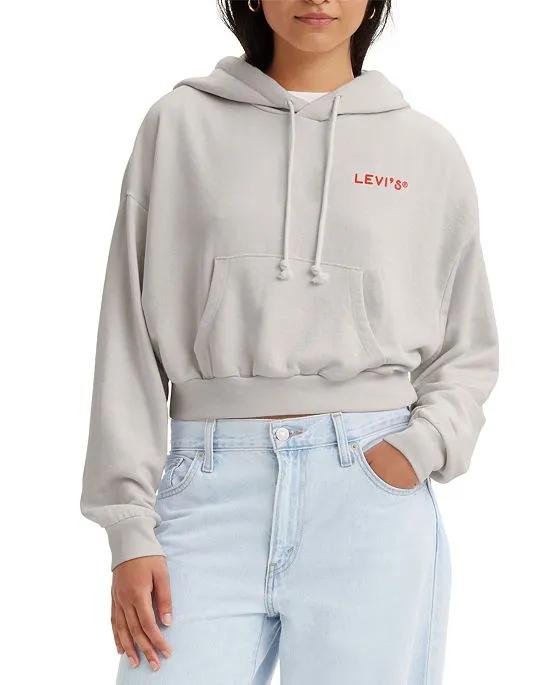 Women's Graphic Cropped Laundry Day Hoodie, Created for Macy's
