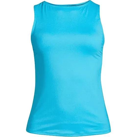 Women's   High Neck UPF 50 Sun Protection Modest Tankini Swimsuit Top