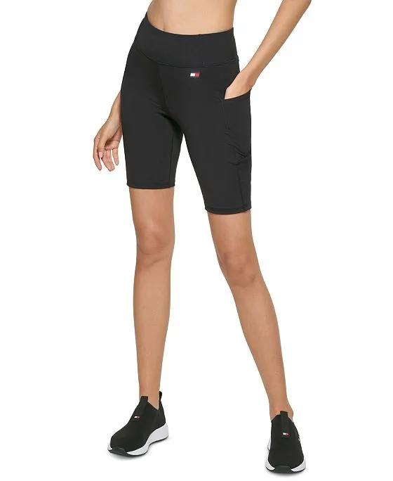 Women's High-Rise Compression Bike Shorts