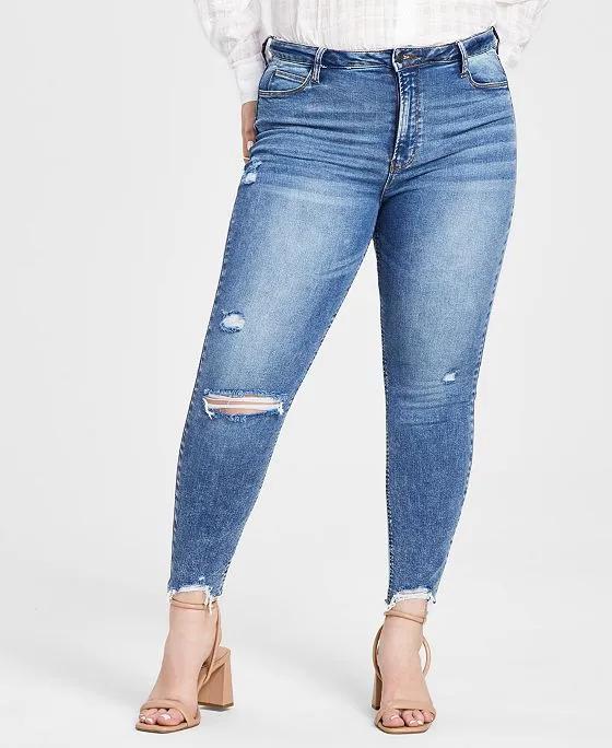 Women's High-Rise Perfect Zip Fly Skinny Jeans