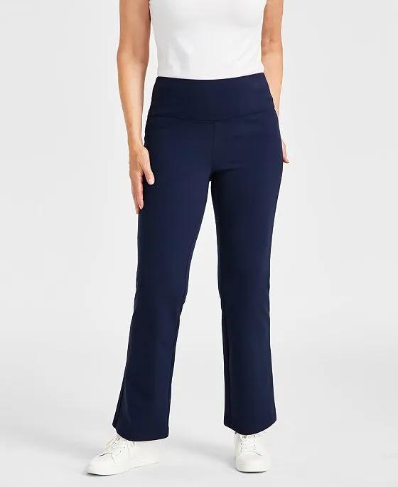 Women's High Rise Pull-On Ponte Pants, Created for Macy's