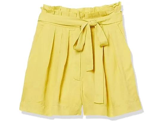 Women's High Waisted Pacific Paper Bag Shorts