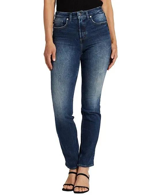 Women's Infinite Fit High Rise Straight Leg Stretchy Jeans