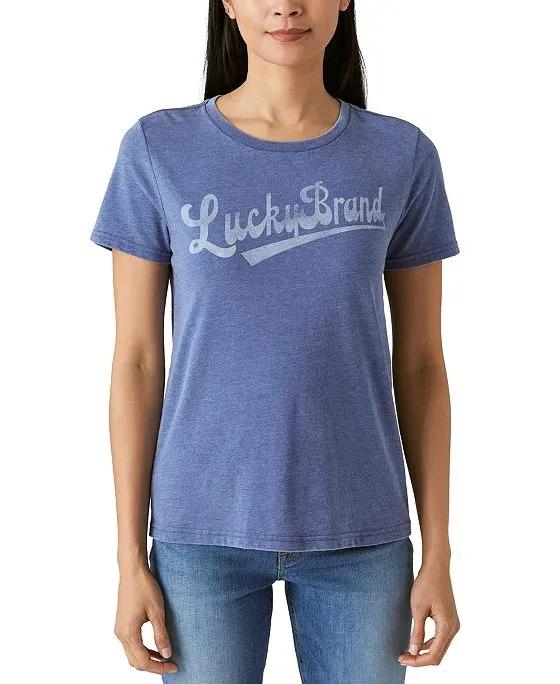 Women's Ivy Arch Logo Crewneck T-Shirt