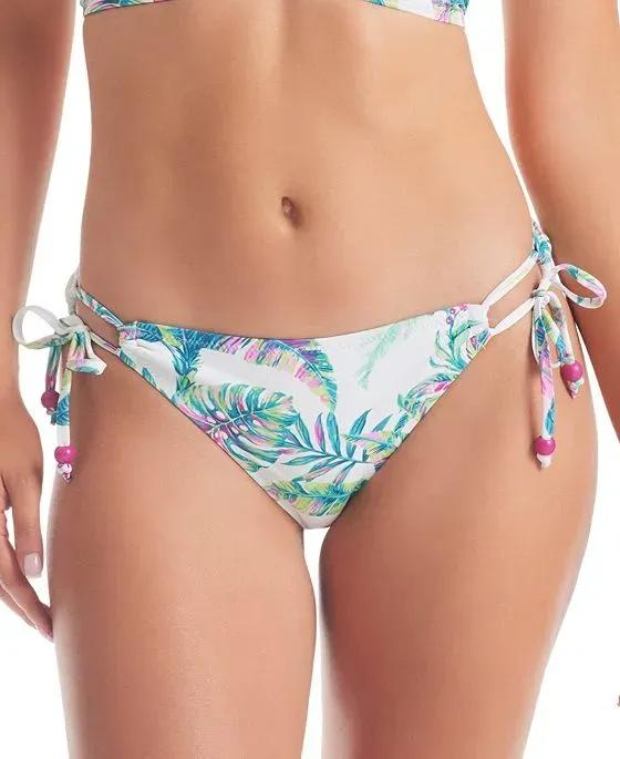 Women's Jungle Cruise Looped Tie-Side Bikini Bottoms