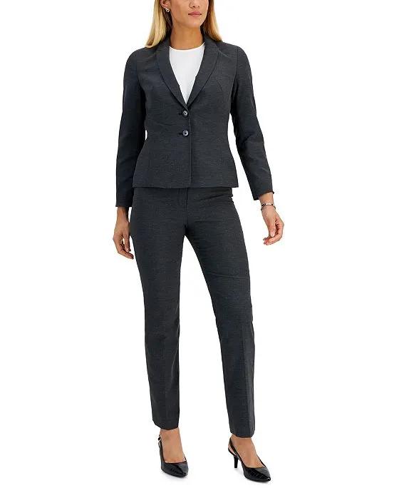 Women's Kate Seamed Jacket Pantsuit, Regular & Petite Sizes