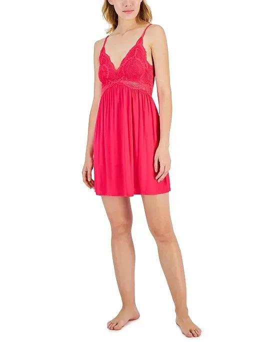 Women's Lace-Cup Chemise, Created for Macy's